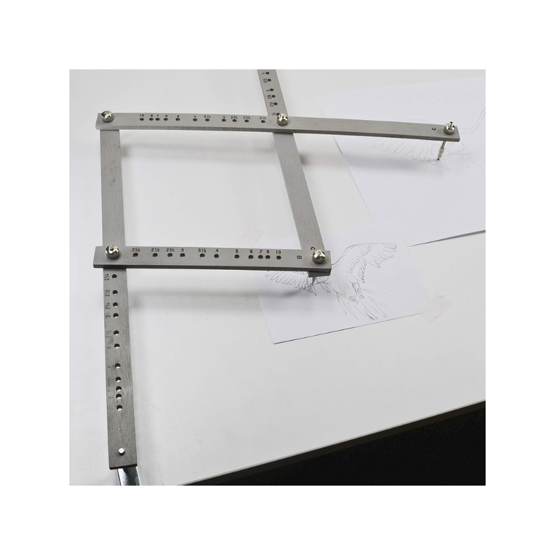 Pantographe en bois 35 cm pour reproduction dessin à l'échelle - Graphoplex 