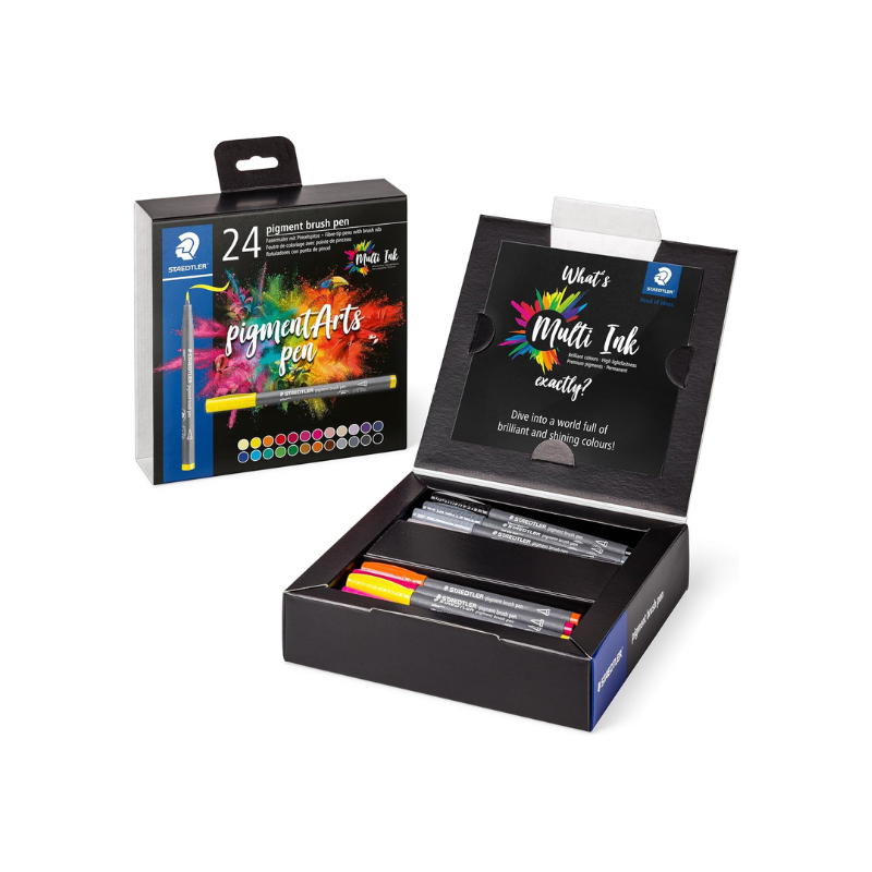 Set de 24 feutres pigment brush - Staedtler