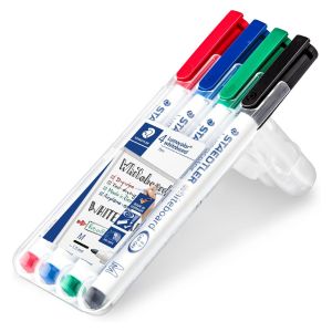 Set de 4 marqueurs Lumocolor 301 - Staedtler