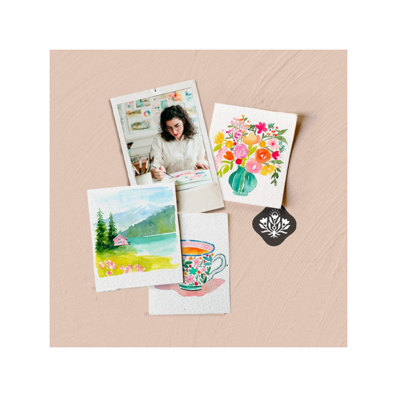 Kit aquarelle 12 demi-godets Marie Boudon - Sennelier