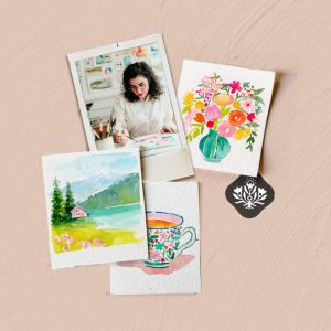 Kit aquarelle 12 demi-godets Marie Boudon - Sennelier