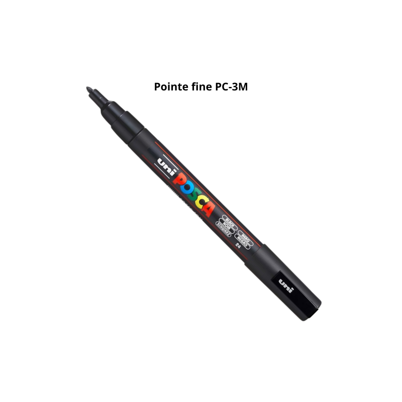 Set de 8 marqueurs POSCA pointe fine PC3M - Edition limitée Rétro