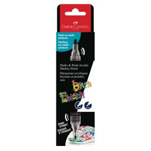 Set Black Edition Shake & Paint Marker -  Noir - Faber Castell