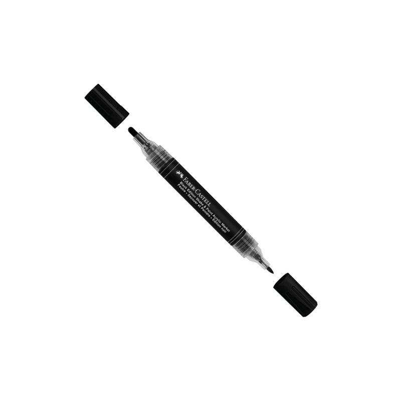 Set marqueur noir Black Edition Shake & Paint Marker - Faber Castell