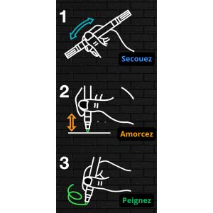 Set marqueur noir acrylique double pointe Faber Castell Black Edition Shake & Paint Marker