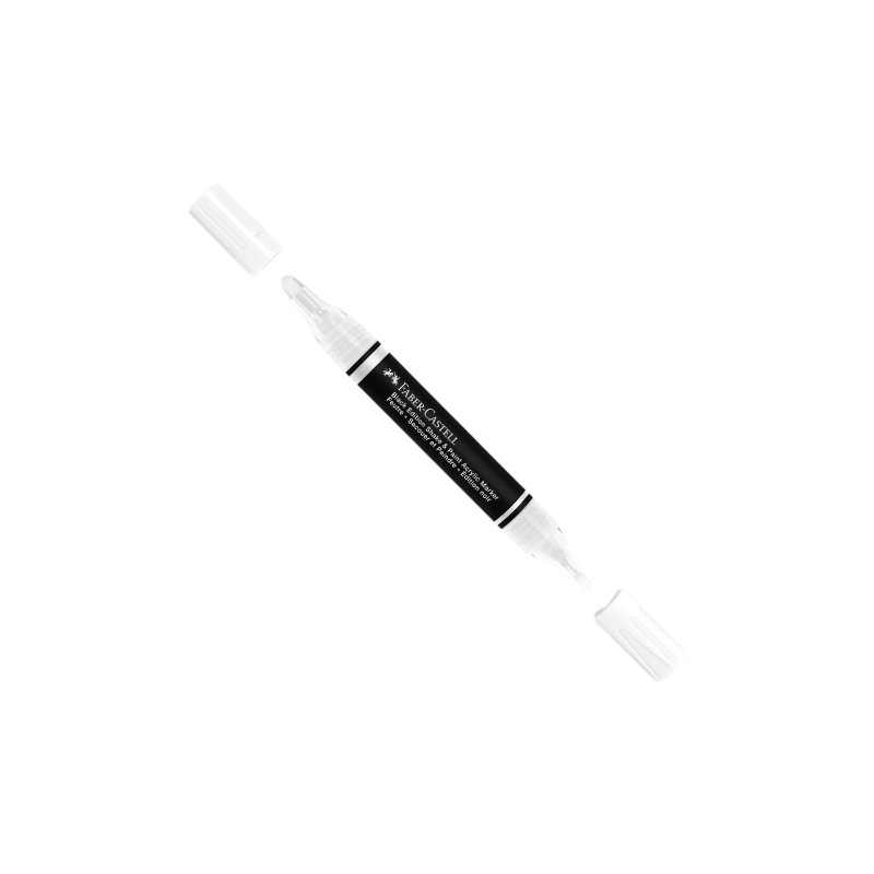 Set marqueur blanc Faber Castell - Black Edition Shake & Paint Marker