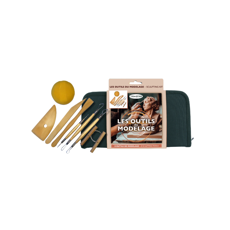 Trousse de 8 outils indispensables pour le modelage