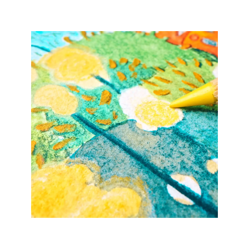 Crayons aquarellables permanents Derwent Inktense