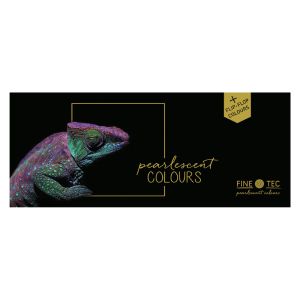 Boîte aquarelle Finetec 24 couleurs - 22 nacrées + 2 flip-flop