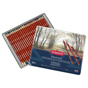 Boîte de 24 crayons de couleurs Drawing - Derwent