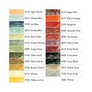 Nuancier crayons de couleurs Drawing Derwent 24 couleurs