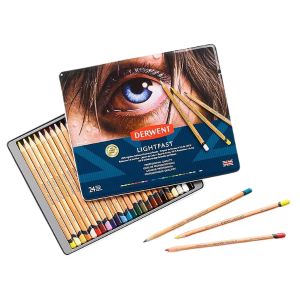 Boîte 24 crayons de couleur Lightfast - Derwent