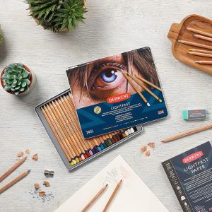 Set 24 crayons de couleur Lightfast Derwent