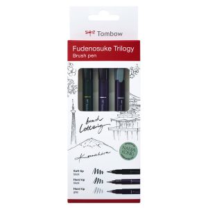 Set de 3 feutres Fudenosuke - Tombow