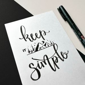 Set lettering 3 feutres Fudenosuke - Tombow