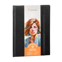 Carnet aquarelle bords frangés - 100% coton - 250gr - Hahnemühle