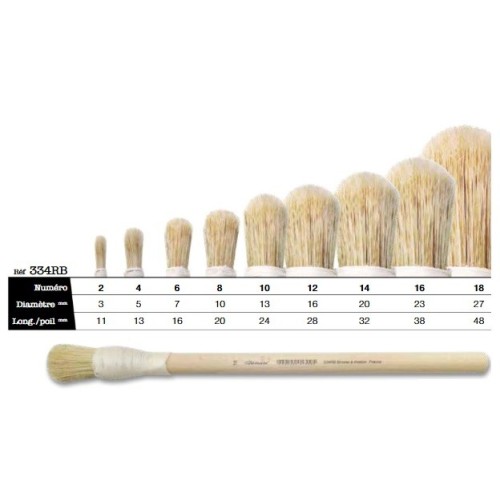 Brosse à mixtion - série 334RB - Léonard