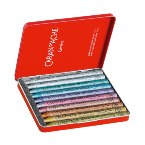 Set de 10 pastels Neocolor I métalliques - Caran d'Ache