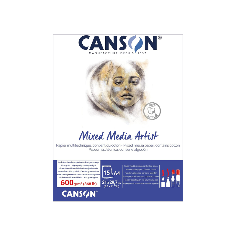 Bloc Mixed Media Artist 600gr - Canson