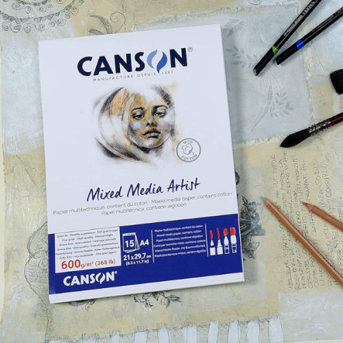 Papier Canson Mixed Media Artist 600gr