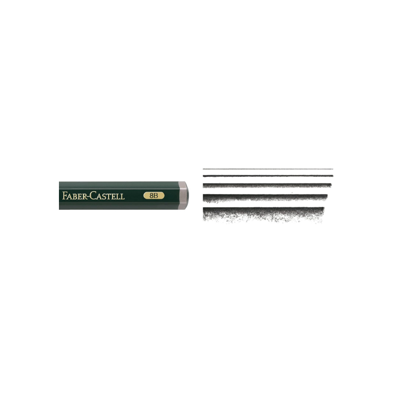 Crayon dessin professionnel graphite Castell 9000 Jumbo Faber‑Castell