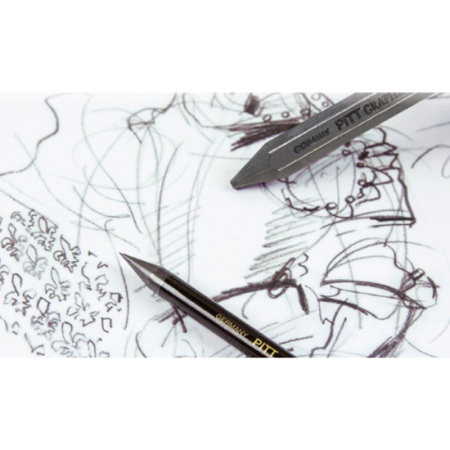 Craie graphite Pitt 12mm ombrages intenses Faber-Castell