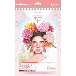 Bloc de coloriage multi-techniques - Les femmes - Clairefontaine