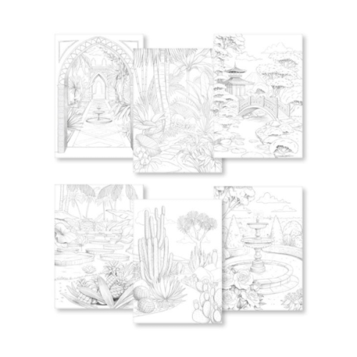 Clairefontaine paint-on multi-techniques A4+ Les jardins