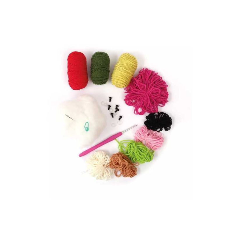 Loisir créatif enfant - Kit crochet Amigurumi - Mes légumes - Graine Créative