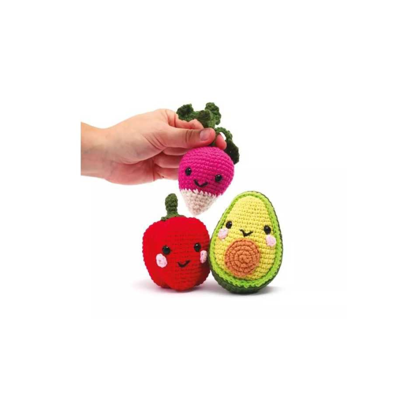Kit crochet kawaii légumes Amigurumi - Graine Créative