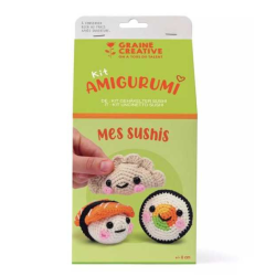 Kit crochet enfant - Amigurumi - Mes sushis - Graine Créative