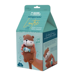 Kit crochet Amigurumi - Loutre musicale - Graine Créative