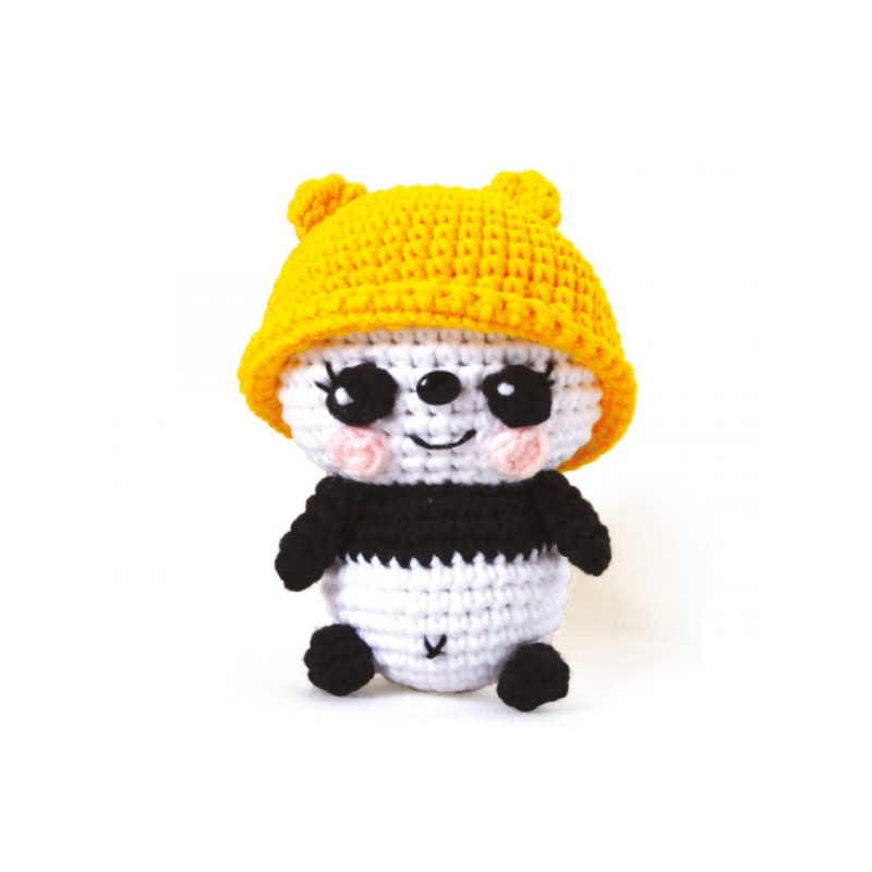 Loisirs créatifs crochet - Kit mini Amigurumi - Nana le panda - Graine créative