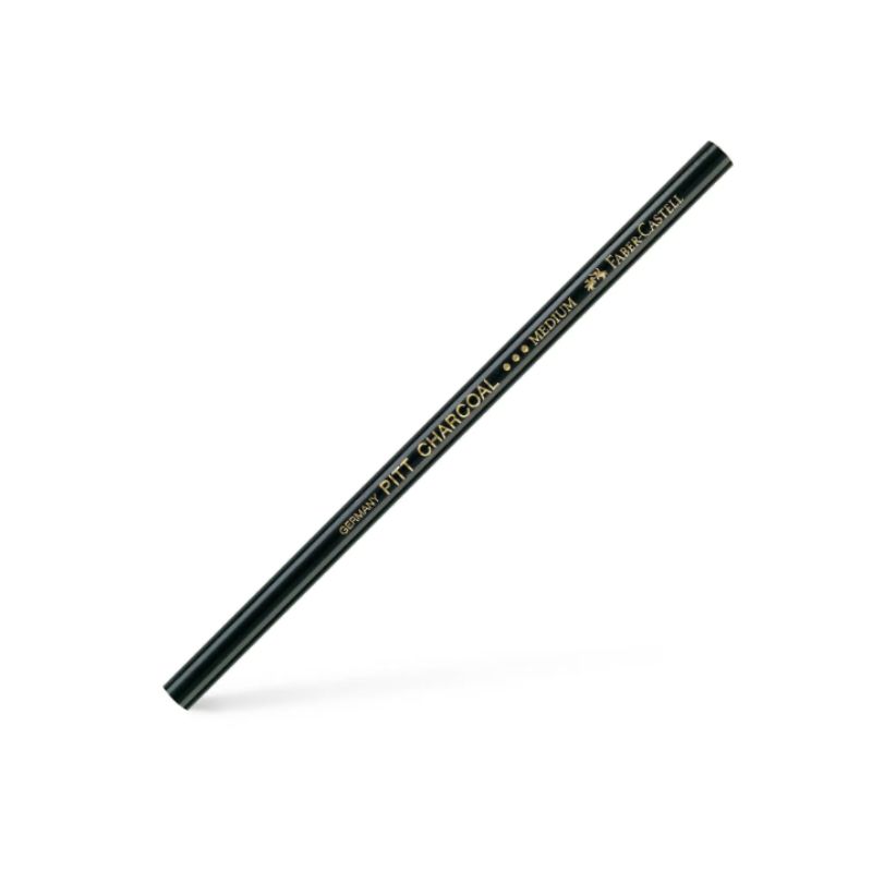 Pitt fusain sec moyen - Crayon Faber-Castell