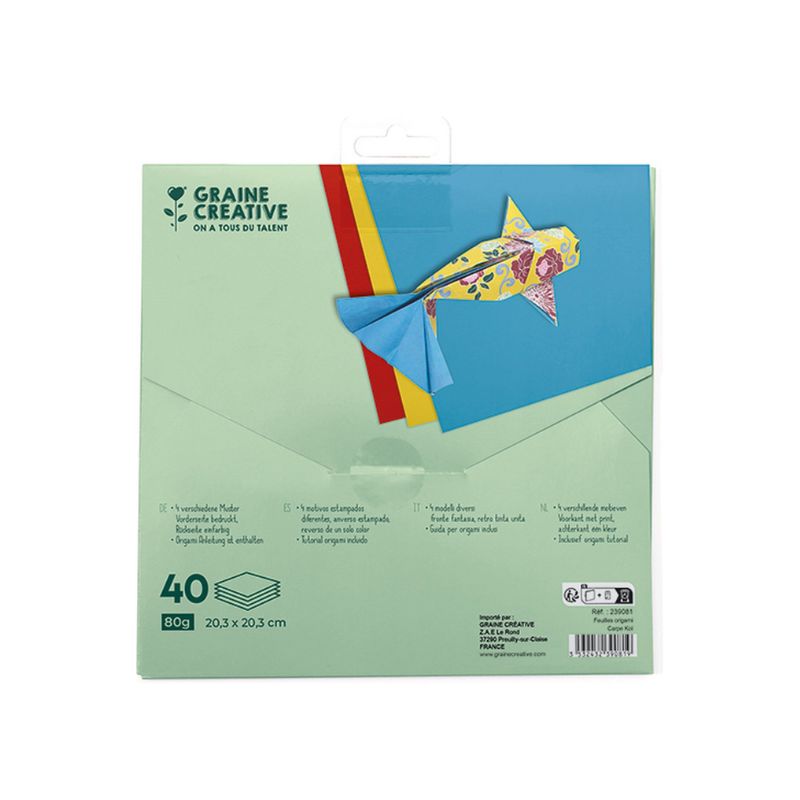 Kit Origami Carpe Koï - Graine créative