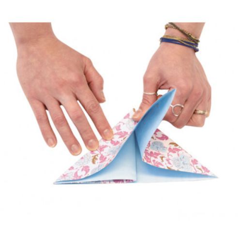 Feuilles Origami pastels - Papillon - Graine créative