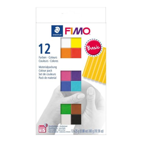 Coffret 12 demi-pains de pâte FIMO SOFT - Couleurs primaires Coffret 12 demi-pains de pâte FIMO SOFT - Couleurs primaires