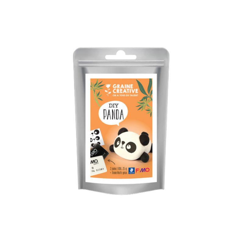 Kit de modelage en pâte Fimo - Panda - Graine Creative