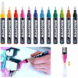 Feutre pinceau GRAFX rechargeable - Molotow