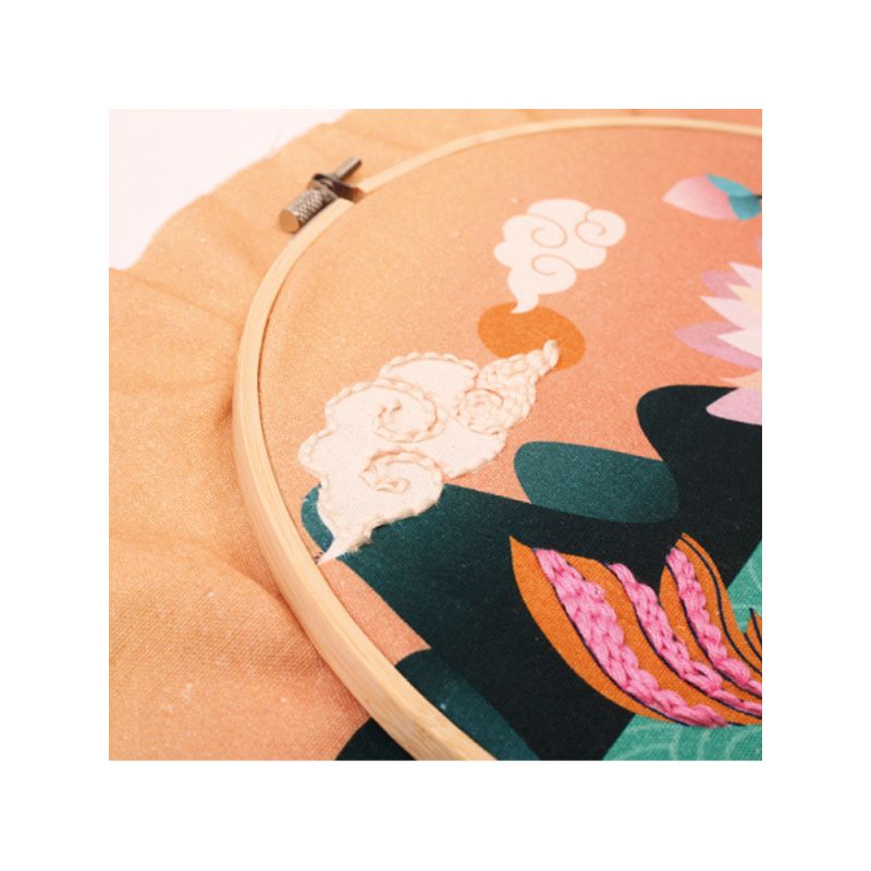 Kit broderie en relief carpe Koï - Graine Creative