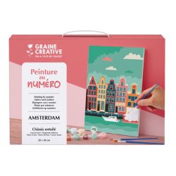 Peinture au numéro - 20x30 - Amsterdam - Graine Creative