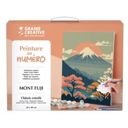 Peinture au numéro - 30x40 - Mont Fuji - Graine Creative
