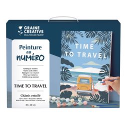 Peinture au numéro - 30x40 - Time to travel - Graine Creative