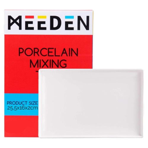 Palette porcelaine plateau rectangulaire Meeden