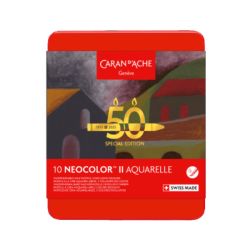 Boîte 10 neocolor II Dark - édition spéciale 50 ans - Caran d'ache