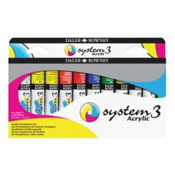 Set acrylique System 3 - 10x22ml - Daler-Rowney