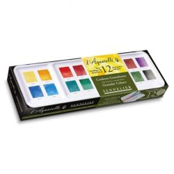 Boite aquarelle Sennelier extra-fine - Sélection couleurs granuleuses