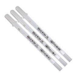 Stylo gel Gelly Roll blanc - Sakura