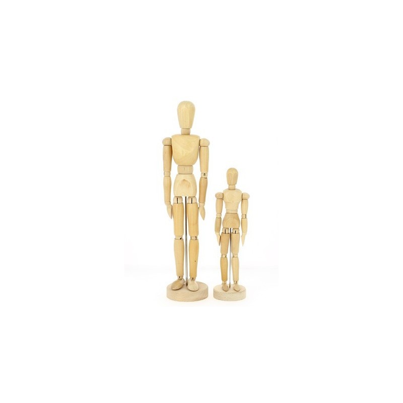 Mannequin articulé en bois - Homme