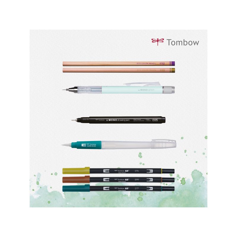 8 produits Tombow pour Urban Sketch - édition Japon 8 produits Tombow pour Urban Sketch - édition Japon